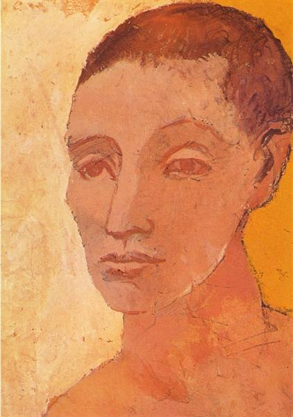 Picasso Head Of Young Man Male Portrait Tete De Jeune Homme